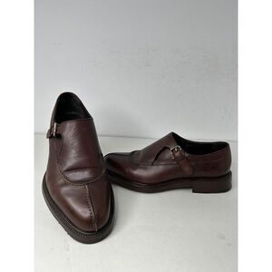 Ermenegildo  Zenga‎ Monk Strap Brown Men's Sz 7.5 Shoes Worn Once EUC
